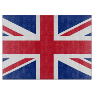 United Kingdom (British Flag) (Union Jack) (UK) GB Cutting Board