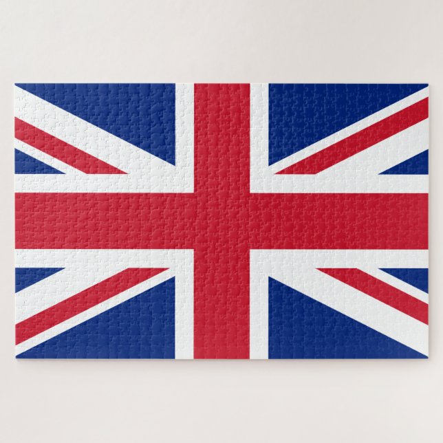United Kingdom (British Flag) (Union Jack) (UK) GB Jigsaw Puzzle (Horizontal)