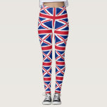 United Kingdom (British Flag) (Union Jack) (UK) GB Leggings<br><div class="desc">This design features the national flag of the United Kingdom, which is also known as the Union Jack. The flag is also known as the Royal Union Flag in Canada. It dates back to the early 17th century, when James I had inherited the English and Irish thrones, which allowed him...</div>