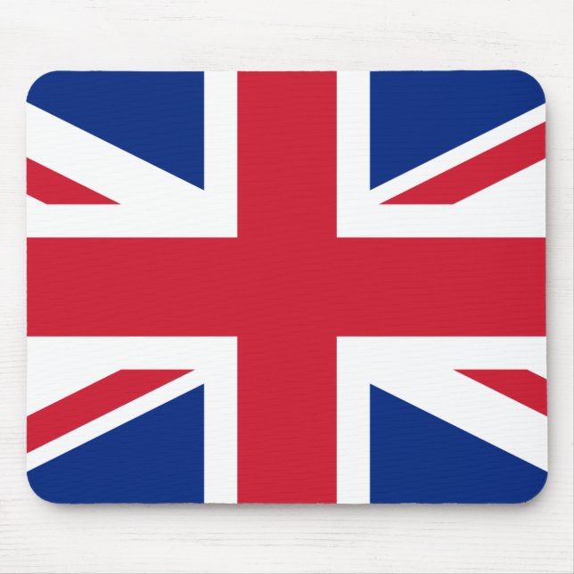 United Kingdom (British Flag) (Union Jack) (UK) GB Mouse Pad (Front)