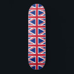 United Kingdom (British Flag) (Union Jack) (UK) GB Skateboard<br><div class="desc">This design features the national flag of the United Kingdom, which is also known as the Union Jack. The flag is also known as the Royal Union Flag in Canada. It dates back to the early 17th century, when James I had inherited the English and Irish thrones, which allowed him...</div>