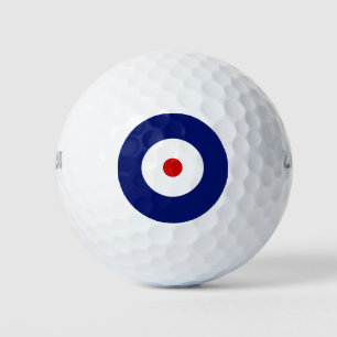 united kingdom British roundel flag vintage symbol Golf Balls