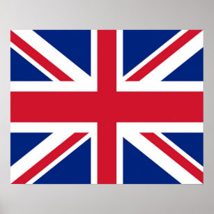 United Kingdom/British/Union Jack Flag Poster
