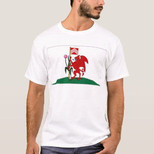 United Kingdom Cardiff Flag T-Shirt