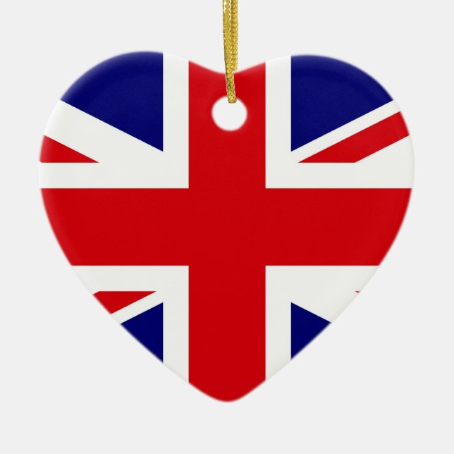 UNITED KINGDOM CERAMIC TREE DECORATION (Front)