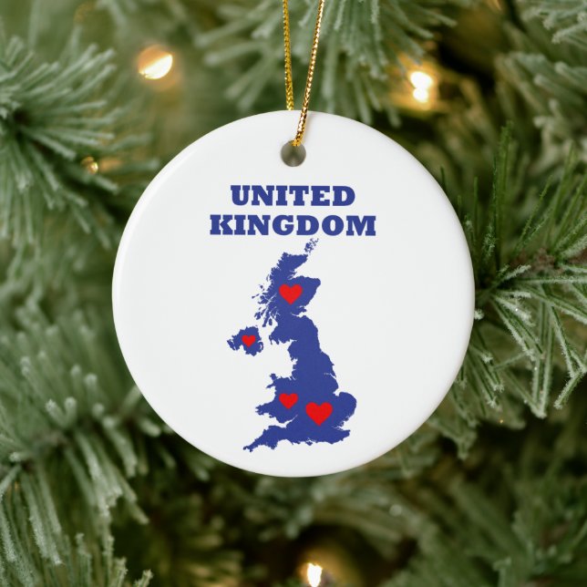 United Kingdom Ceramic Tree Decoration (Tree)