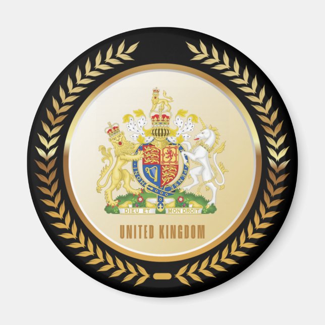 United Kingdom Coat Of Arms Magnet (Front)