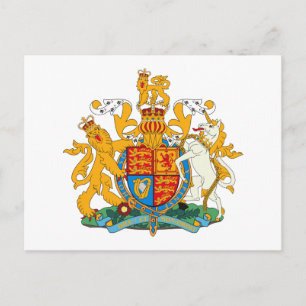 United Kingdom Coat of Arms Postcard