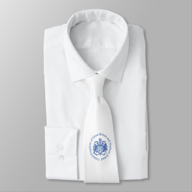 United Kingdom coat of arms Tie (Tied)