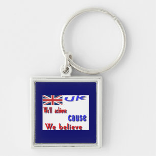 United kingdom confidence keychains