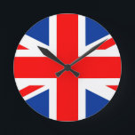 united kingdom country flag great britain uk round clock<br><div class="desc">united kingdom country flag great britain uk</div>