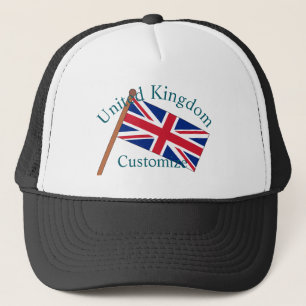 United Kingdom Country Flag Thunder_Cove Trucker Hat