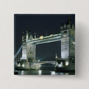 United Kingdom, England, London, Tower Bridge. 15 Cm Square Badge