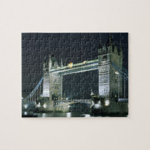United Kingdom, England, London, Tower Bridge. Jigsaw Puzzle