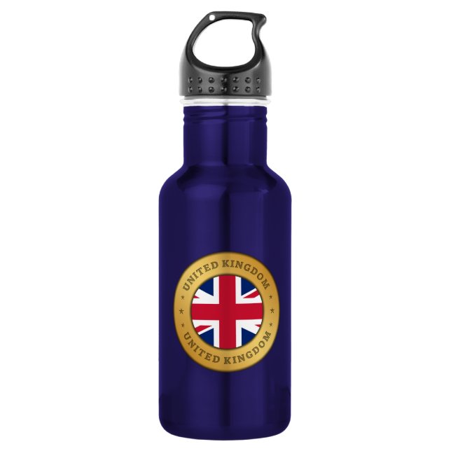 United Kingdom Flag 532 Ml Water Bottle (Front)