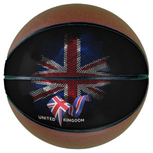 United Kingdom Flag Basketball