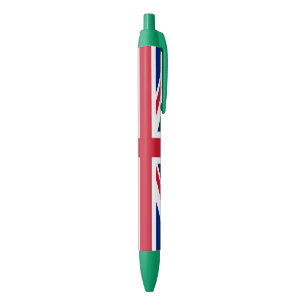 United Kingdom flag Black Ink Pen