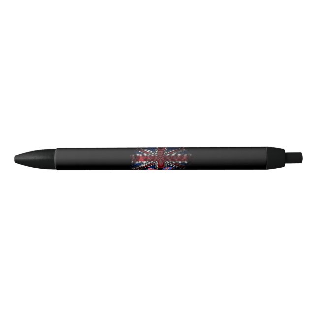United Kingdom Flag Black Ink Pen (Front)
