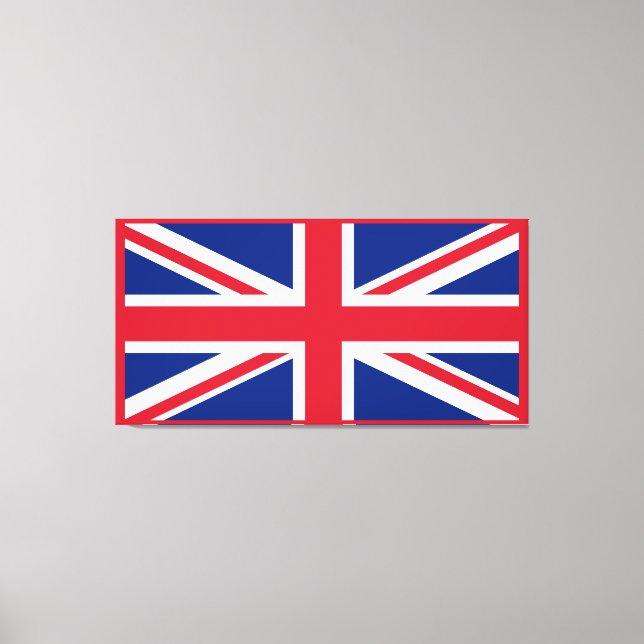 United Kingdom Flag Canvas Print (Front)
