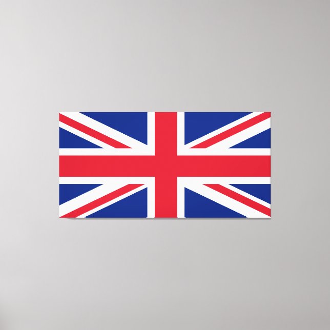 United Kingdom Flag Canvas Print (Front)