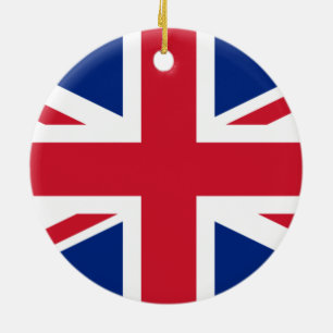 United Kingdom flag Ceramic Tree Decoration