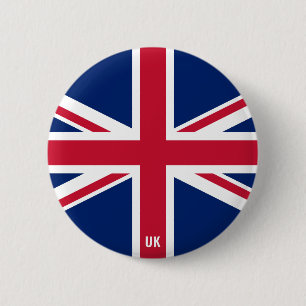 United Kingdom Flag Charming Patriotic 6 Cm Round Badge