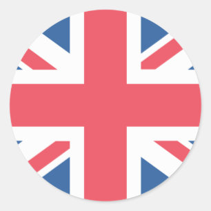 United Kingdom Flag Classic Round Sticker