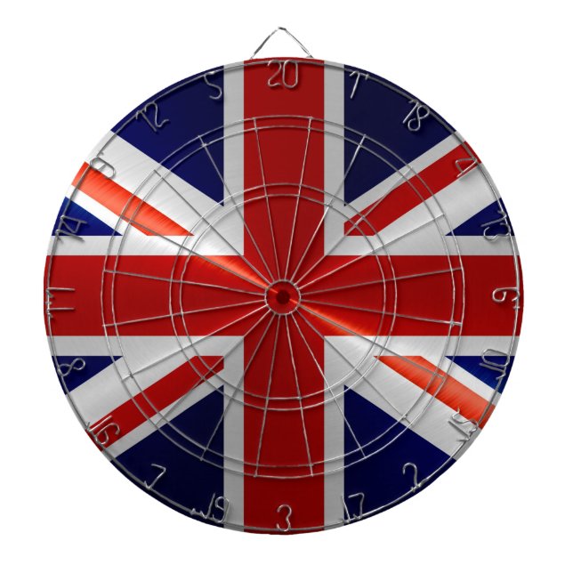 United Kingdom Flag Dartboard (Front)