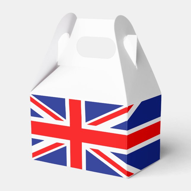 United Kingdom flag Favour Box (Front Side)