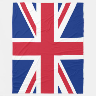United Kingdom flag Fleece Blanket
