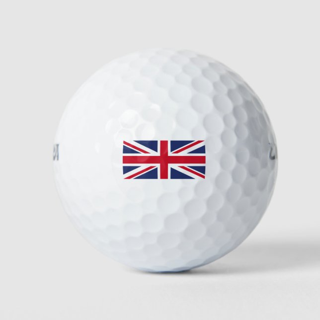 United Kingdom Flag Golf Balls (Front)