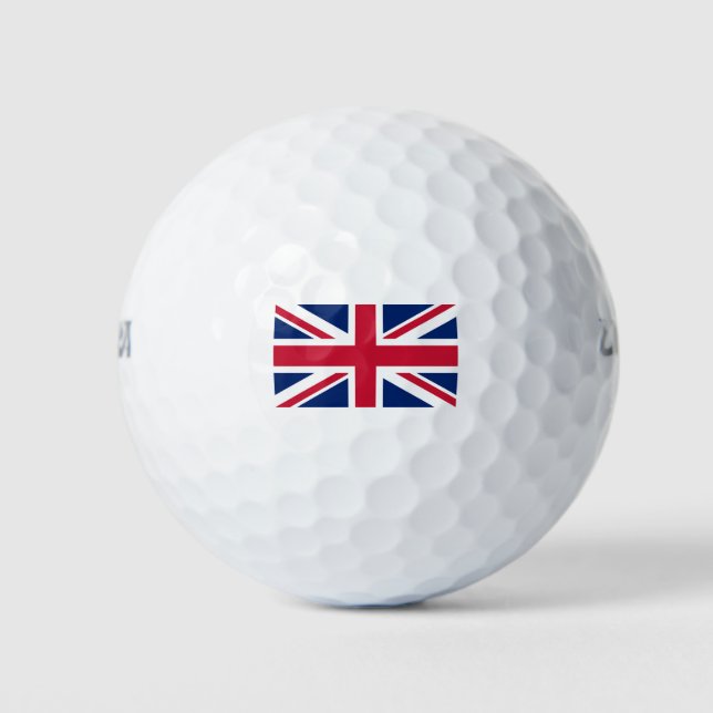 United Kingdom Flag Golf Balls (Front)