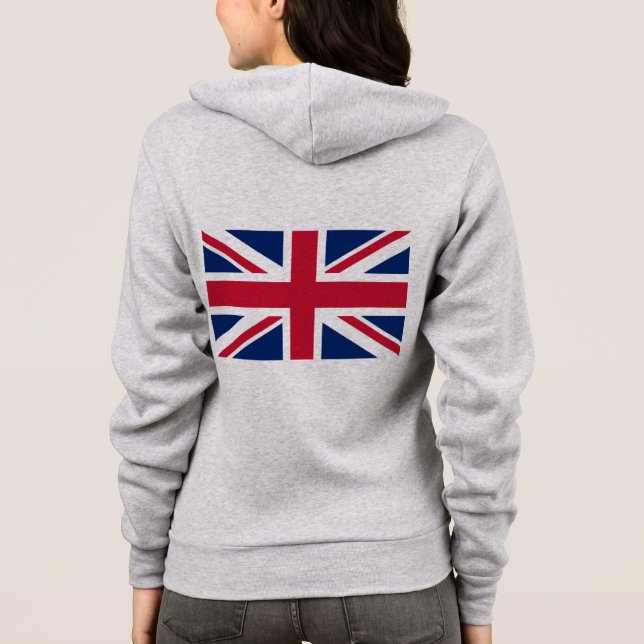 United Kingdom Flag Hoodie (Back)