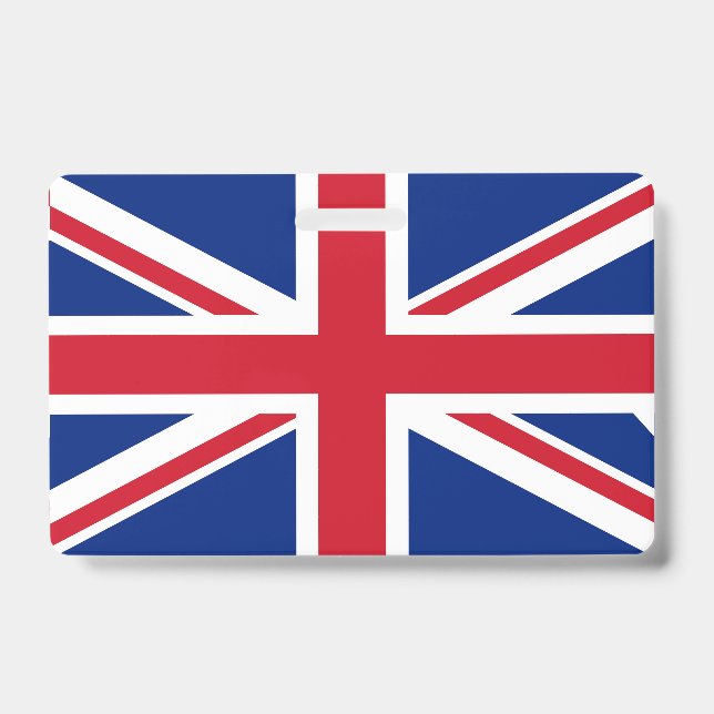 United Kingdom flag ID Badge (Front)