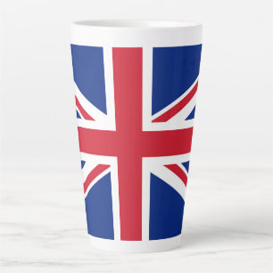 United Kingdom flag Latte Mug
