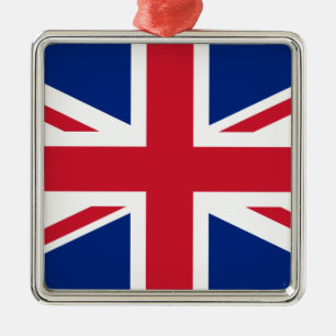 United Kingdom flag Metal Tree Decoration