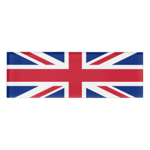 United Kingdom flag Name Tag
