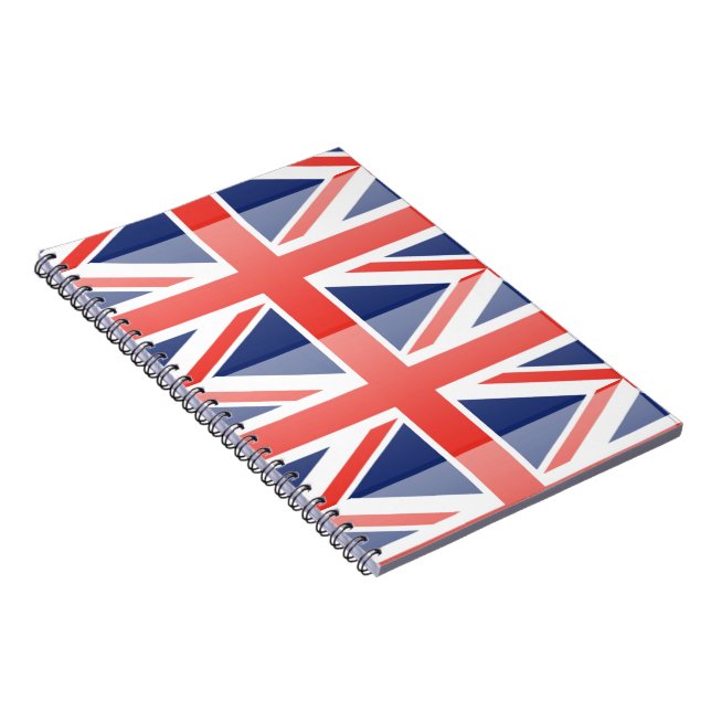 United Kingdom Flag Notebook (Right Side)