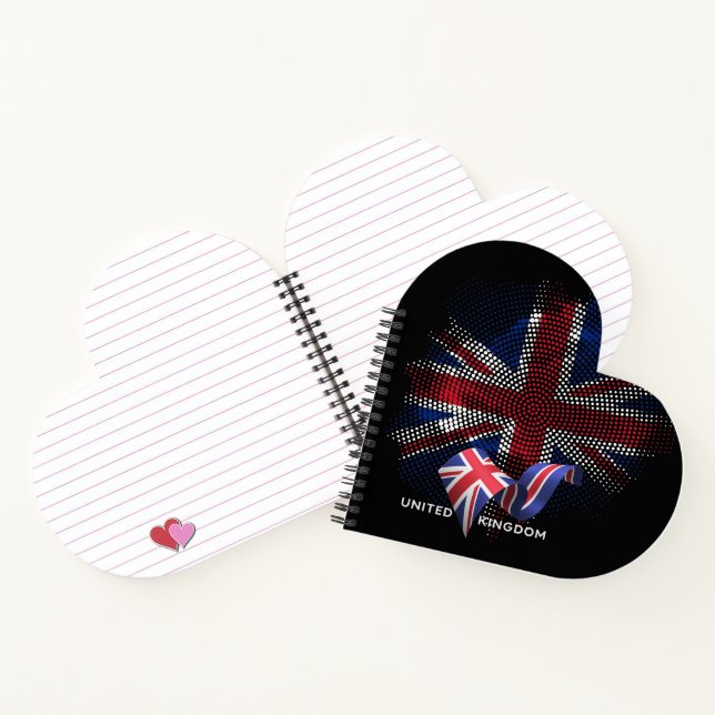 United Kingdom Flag Notebook (Inside)