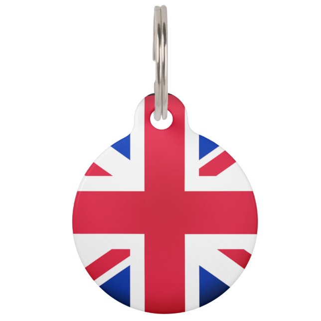 United Kingdom flag Pet Tag (Front)