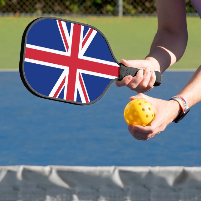 United Kingdom flag Pickleball Paddle (Insitu)