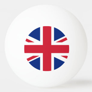 United Kingdom flag Ping Pong Ball