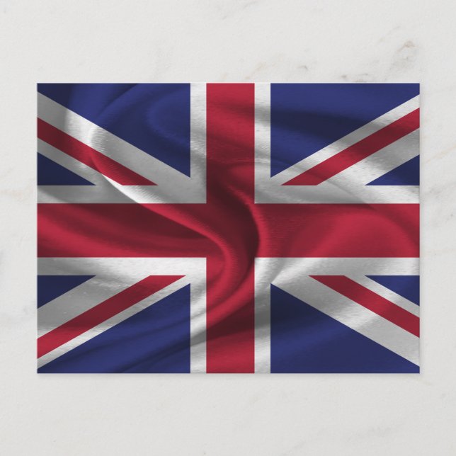 United Kingdom Flag Postcard (Front)