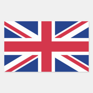 United Kingdom Flag Rectangular Sticker