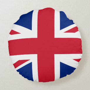 United Kingdom flag Round Cushion