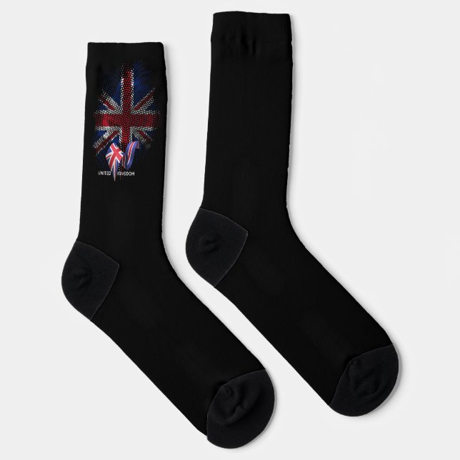 United Kingdom Flag Socks (Right)