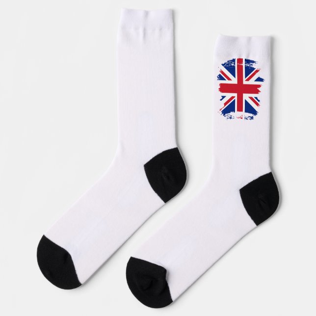 United Kingdom Flag Socks (Left)