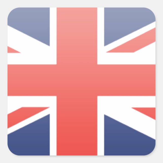 United Kingdom Flag Square Sticker (Front)