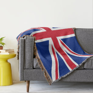 United Kingdom flag Throw Blanket