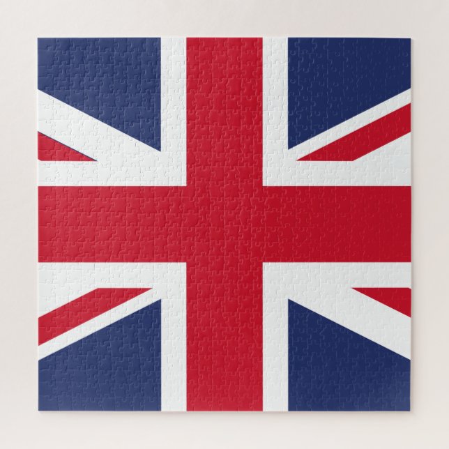United Kingdom Flag Throw Jigsaw Puzzle (Vertical)